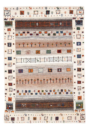 Gabbeh Teppich - Loribaft Perser - 127 x 84 cm - mehrfarbig
