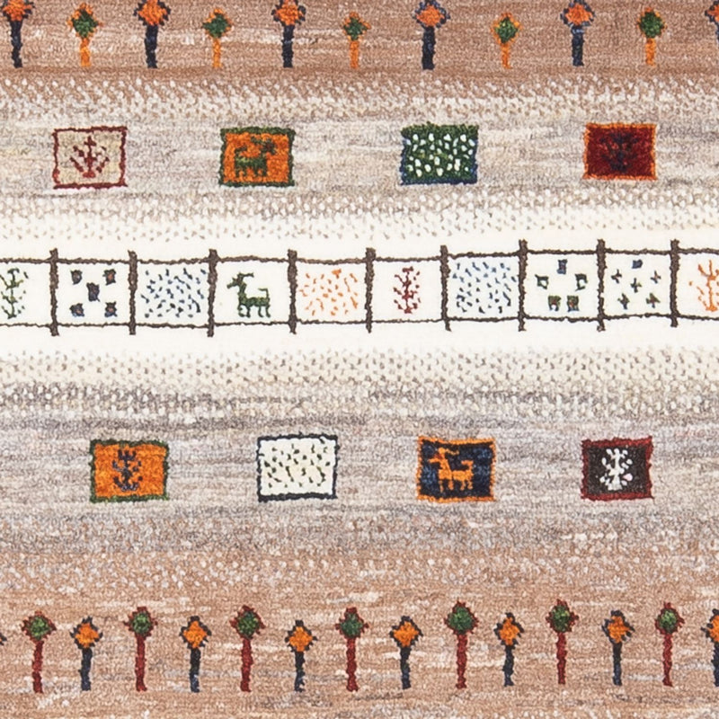 Gabbeh Teppich - Loribaft Perser - 127 x 84 cm - mehrfarbig