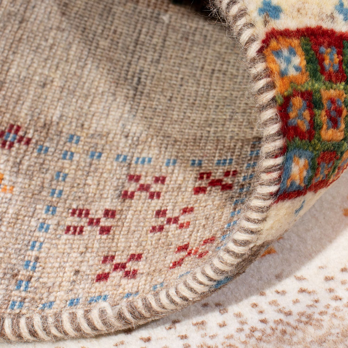 Gabbeh Teppich - Loribaft Perser - 130 x 84 cm - mehrfarbig