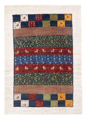 Gabbeh Teppich - Loribaft Perser - 131 x 86 cm - mehrfarbig