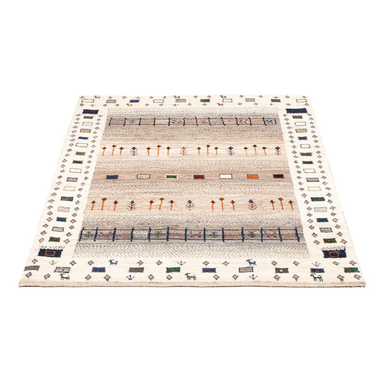 Gabbeh Teppich - Loribaft Perser - 134 x 86 cm - mehrfarbig
