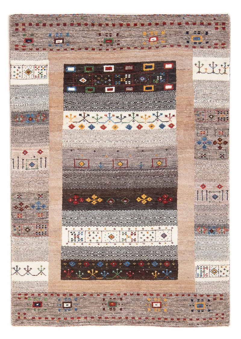 Gabbeh Teppich - Loribaft Perser - 127 x 83 cm - mehrfarbig