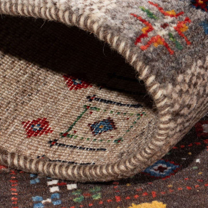 Gabbeh Teppich - Loribaft Perser - 127 x 83 cm - mehrfarbig