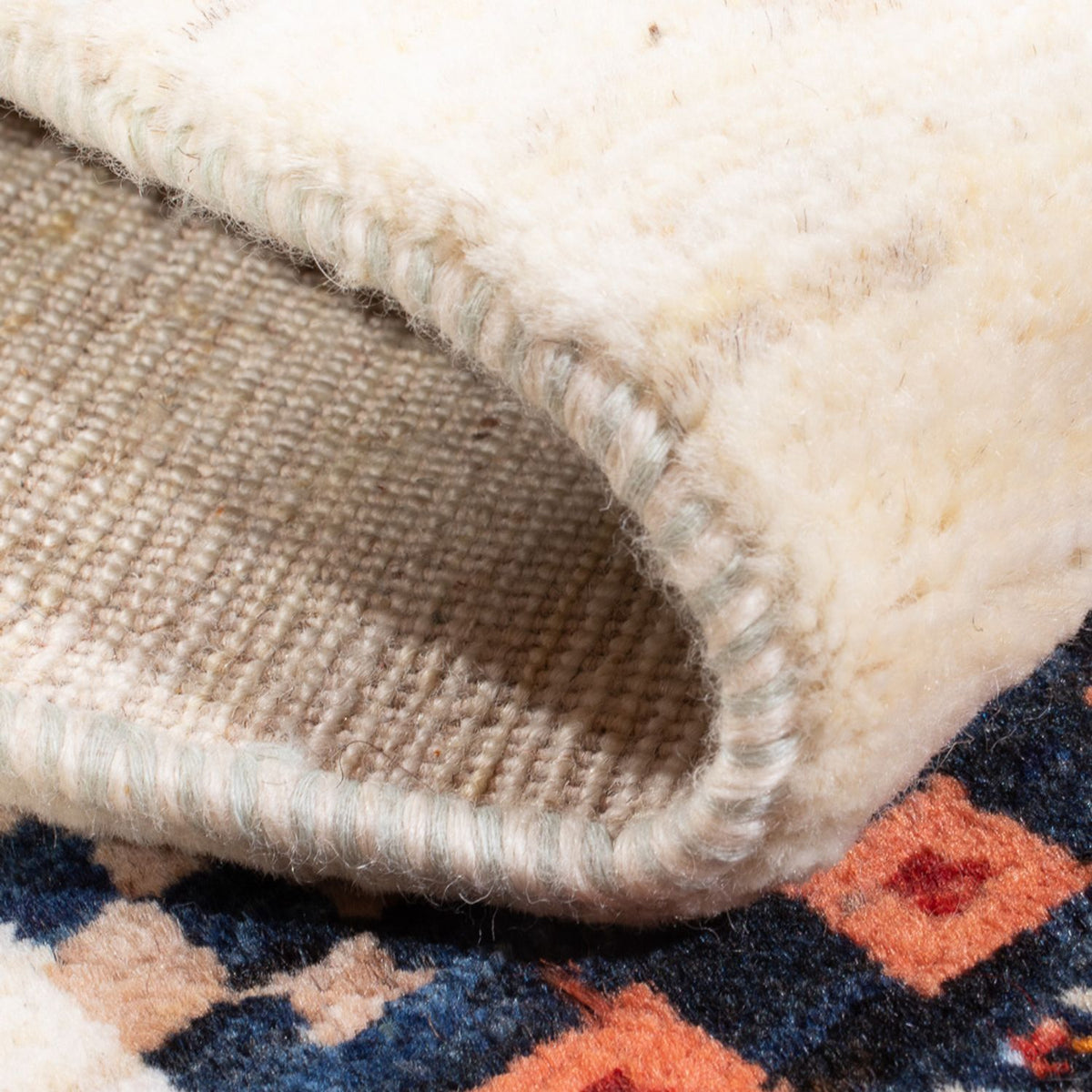 Gabbeh Teppich - Loribaft Perser - 125 x 84 cm - mehrfarbig