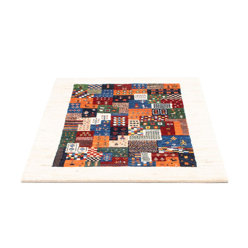 Gabbeh Teppich - Loribaft Perser - 125 x 84 cm - mehrfarbig
