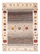 Gabbeh Teppich - Loribaft Perser - 123 x 86 cm - mehrfarbig