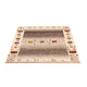 Gabbeh Teppich - Loribaft Perser - 123 x 86 cm - mehrfarbig