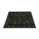 Gabbeh Teppich - Loribaft Perser - 136 x 85 cm - dunkelgrün