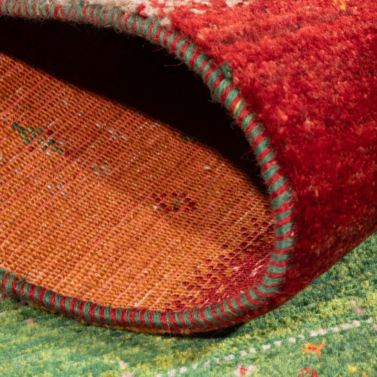 Tappeto Gabbeh - Loribaft Persero - 135 x 85 cm - multicolore