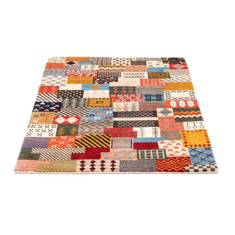 Gabbeh Teppich - Loribaft Perser - 125 x 82 cm - mehrfarbig