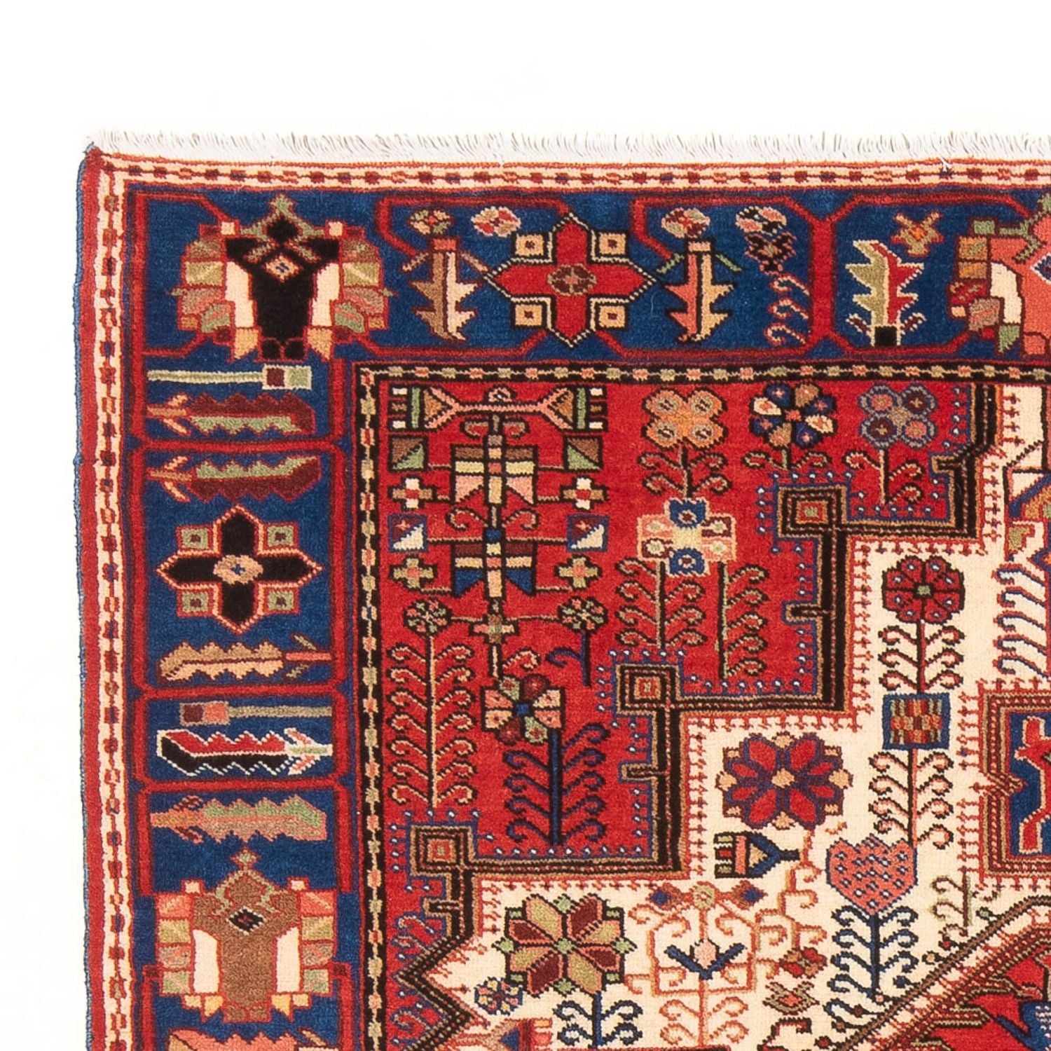 Perserteppich - Nomadic - 201 x 132 cm - rot
