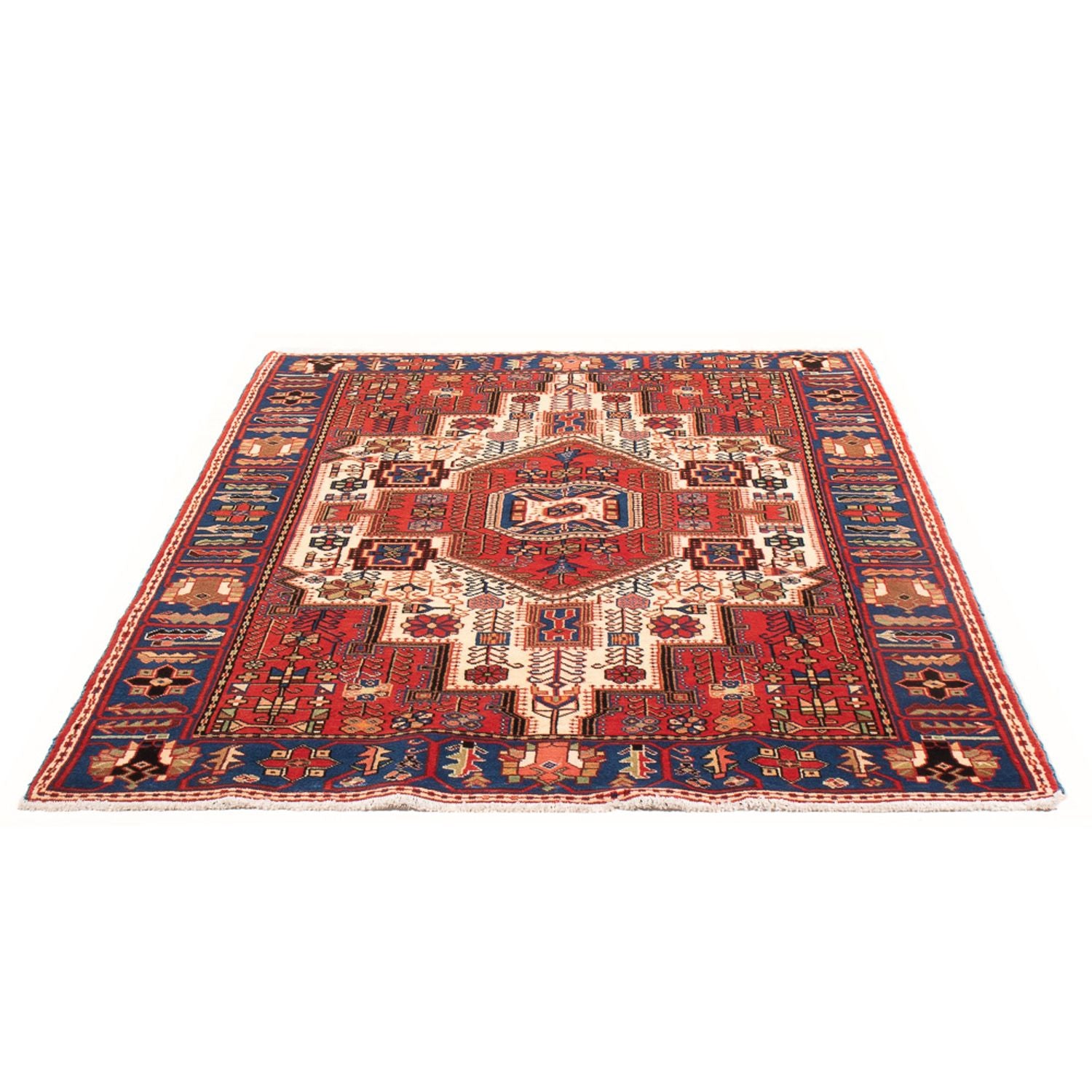 Perserteppich - Nomadic - 201 x 132 cm - rot