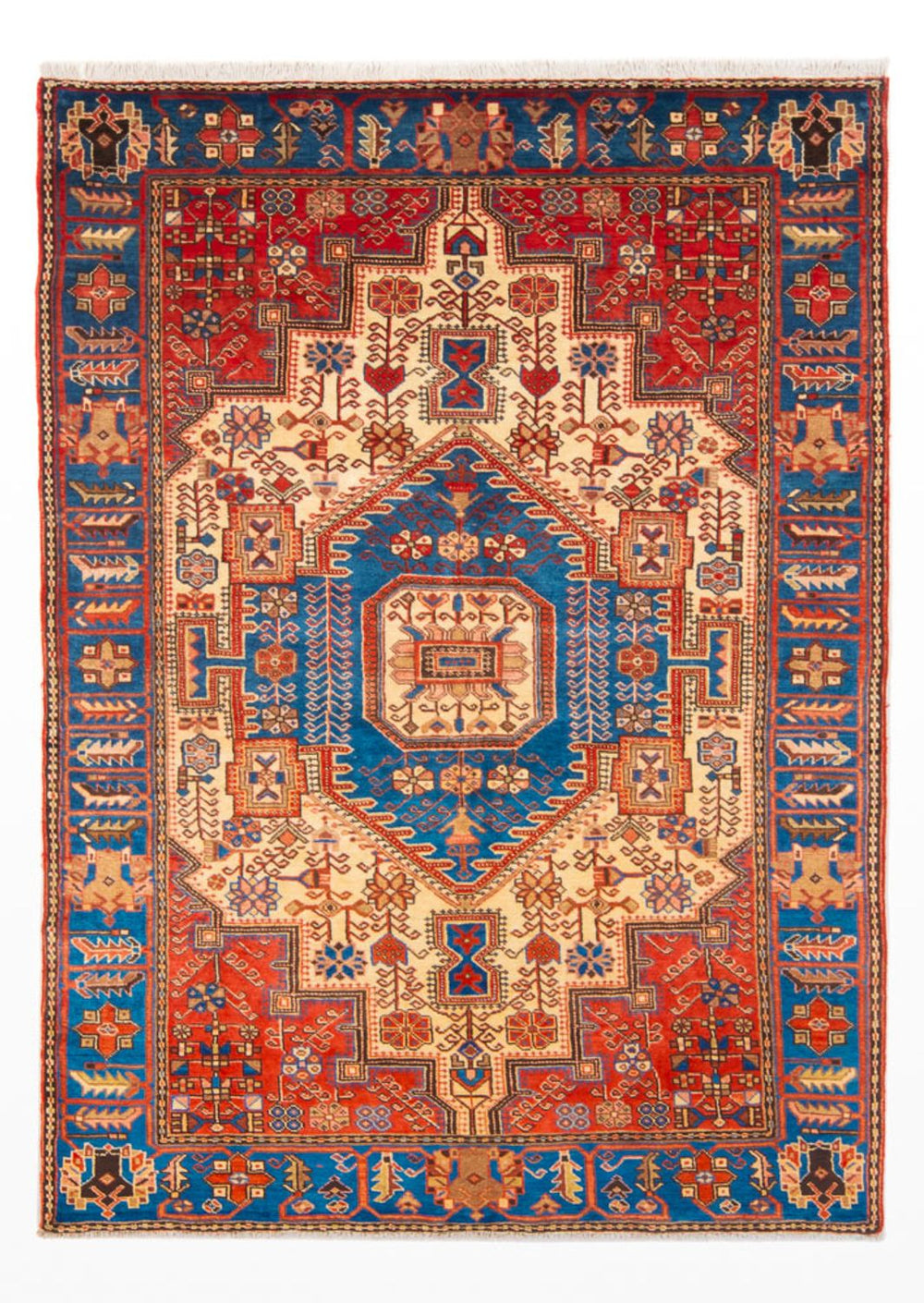 Perserteppich - Nomadic - 210 x 142 cm - blau