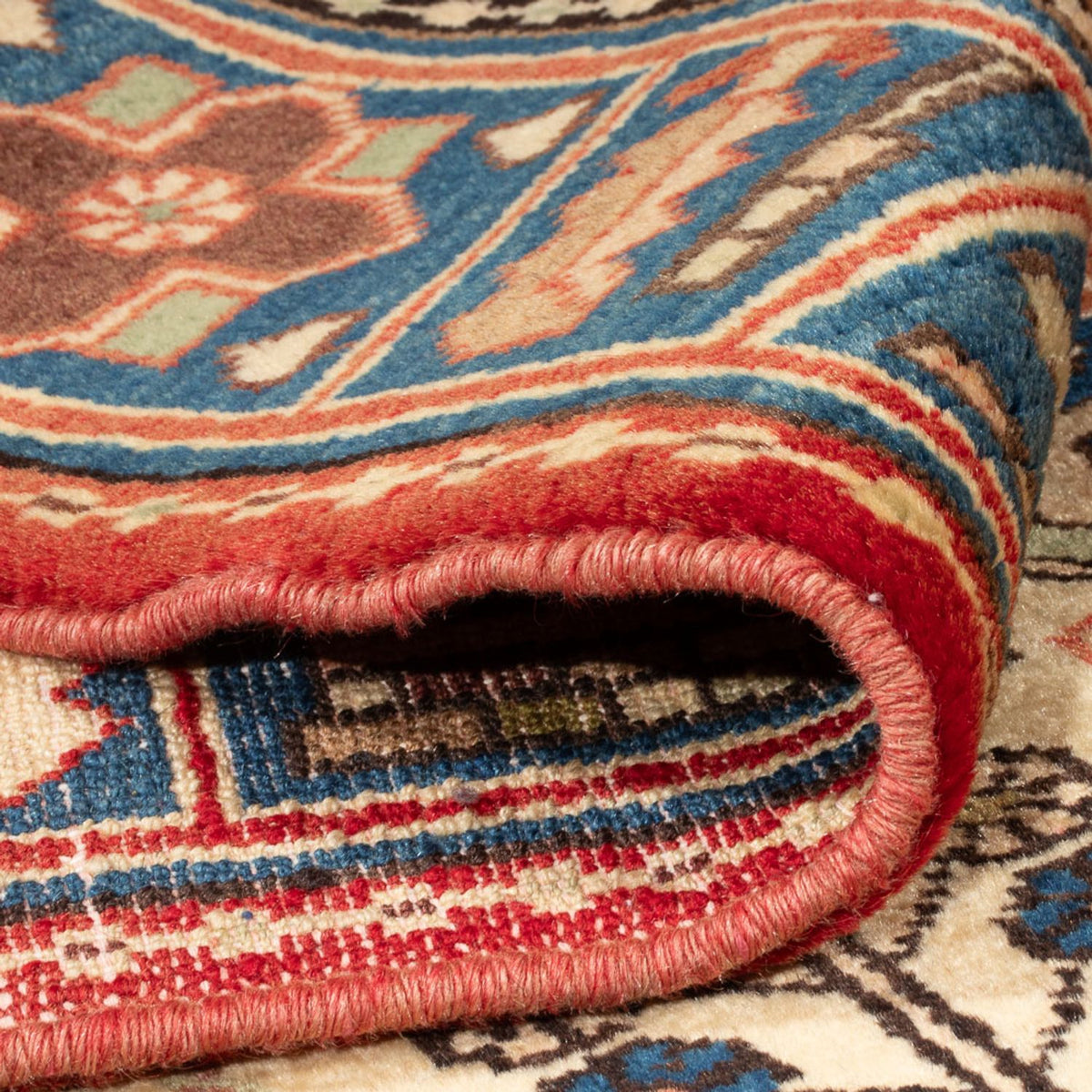 Perserteppich - Nomadic - 190 x 138 cm - blau