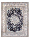 Tappeto Nain 302x398cm - Tappeto persiano - blu scuro - Rettangolo / Blu scuro / 302 x 398 cm Rettangolo