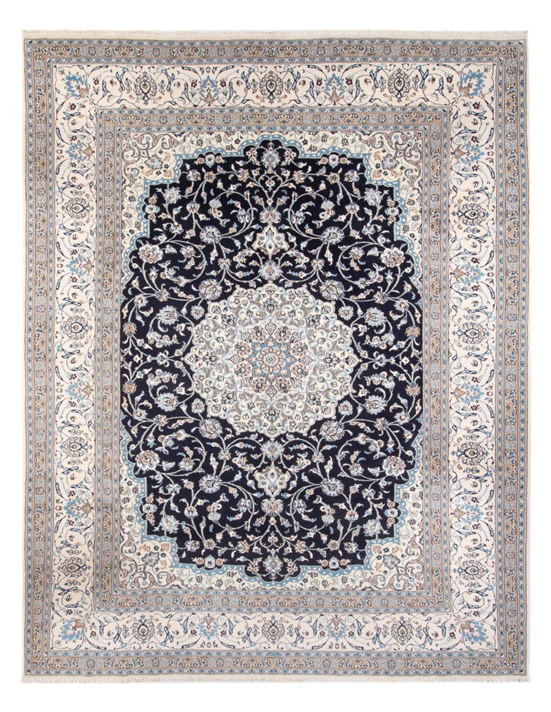 Perserteppich - Nain - 398 x 302 cm - dunkelblau
