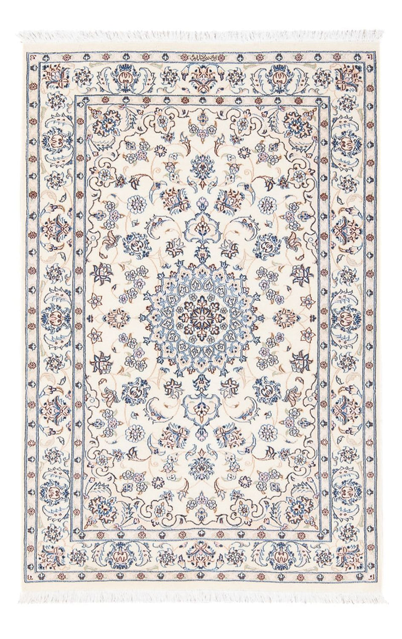 Perserteppich - Nain - Premium - 128 x 82 cm - creme
