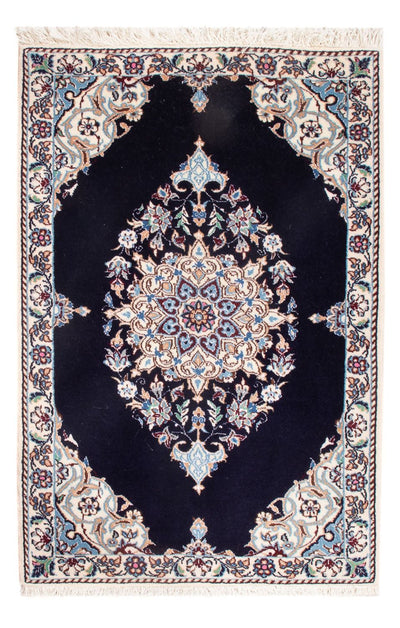Tapis de Nain - 6La Tapis 50x76cm - Tapis persan - bleu foncé