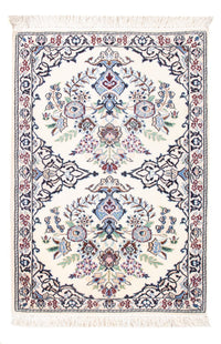 Tapis persan - Nain - Premium - 80 x 50 cm - crème