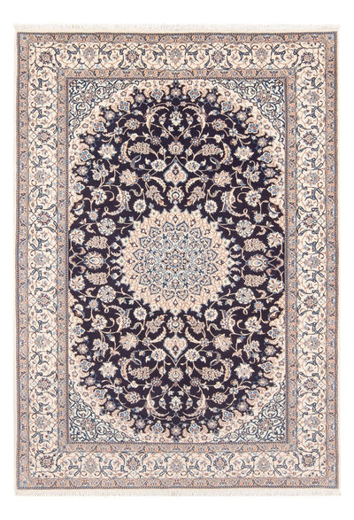 Tapis de Nain - 6La Tapis 130x200cm - Tapis persan - bleu foncé