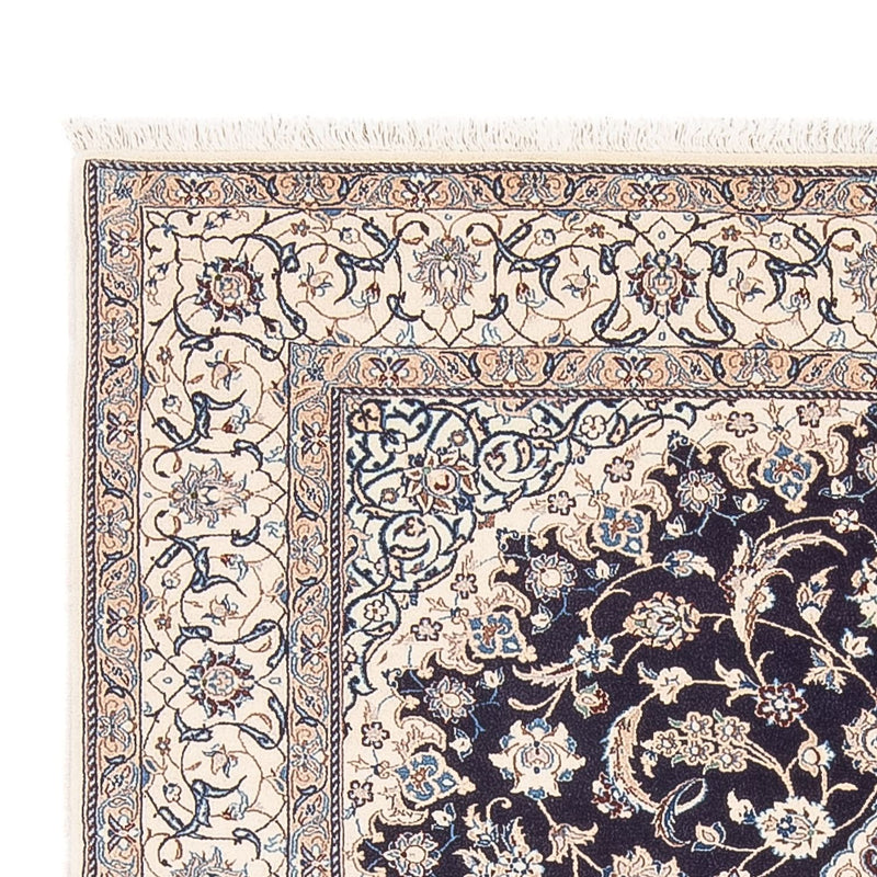 Perserteppich - Nain - Premium - 200 x 130 cm - dunkelblau
