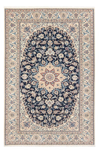 Tapis persan - Nain - Premium - 196 x 133 cm - bleu foncé