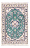 Nain - 6La Tappeto 100x153cm - Tappeto persiano - Rettangolo / Verde / 100 x 153 cm Rettangolo