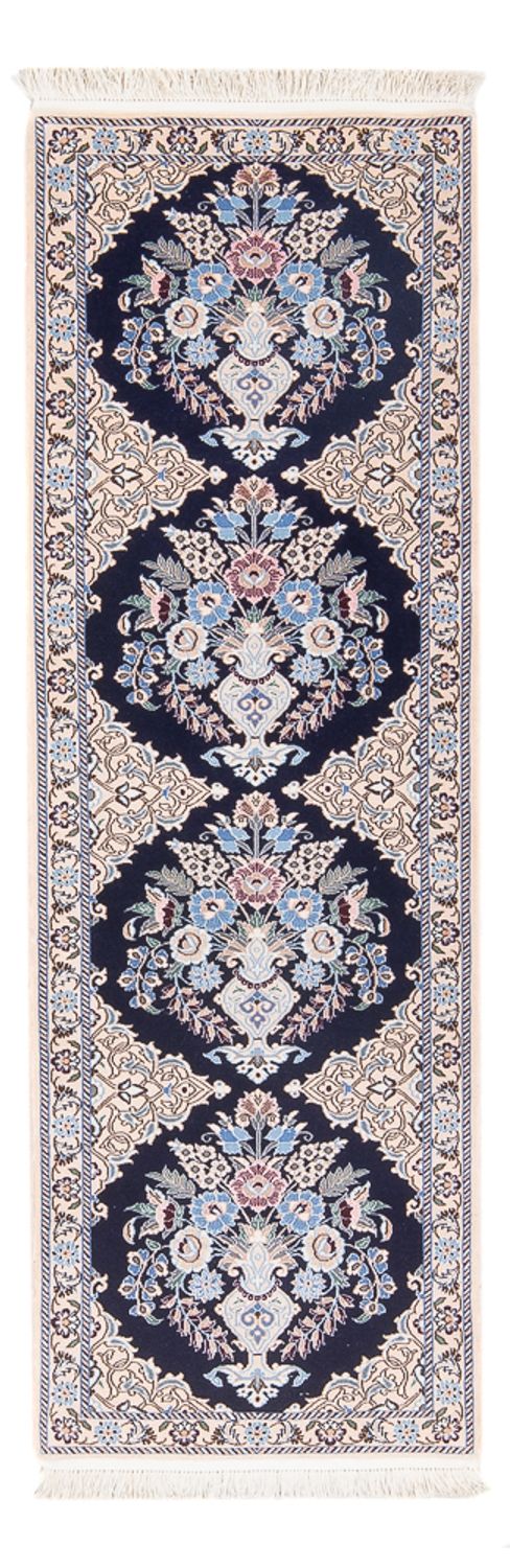 Läufer Perser - Nain - Premium - 156 x 50 cm - dunkelblau