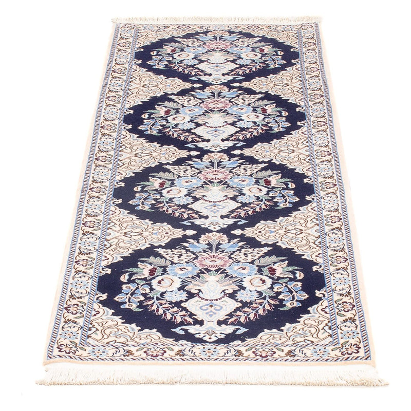 Läufer Perser - Nain - Premium - 156 x 50 cm - dunkelblau