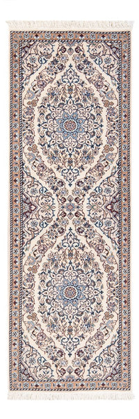 Tapis de couloir Tapis persan - Nain - Premium - 150 x 50 cm - crème