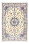 Tapis de Nain - 6La Tapis 104x150cm - Tapis persan - Rectangle / Crème / 104 x 150 cm Rectangle