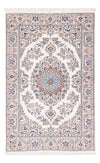 Nain - 6La Tappeto 100x146cm - Tappeto persiano - Rettangolo / Crema / 100 x 146 cm Rettangolo