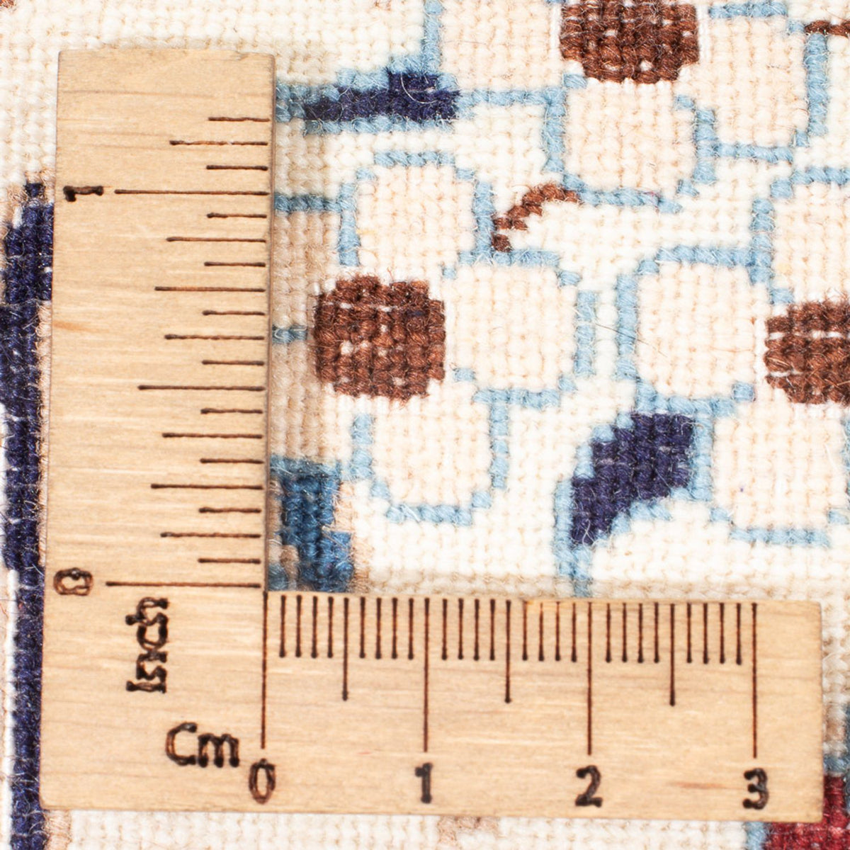 Perserteppich - Nain - Premium - 132 x 98 cm - creme