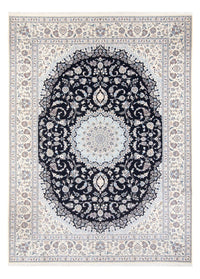 Tapis persan - Nain - Premium - 345 x 252 cm - bleu foncé