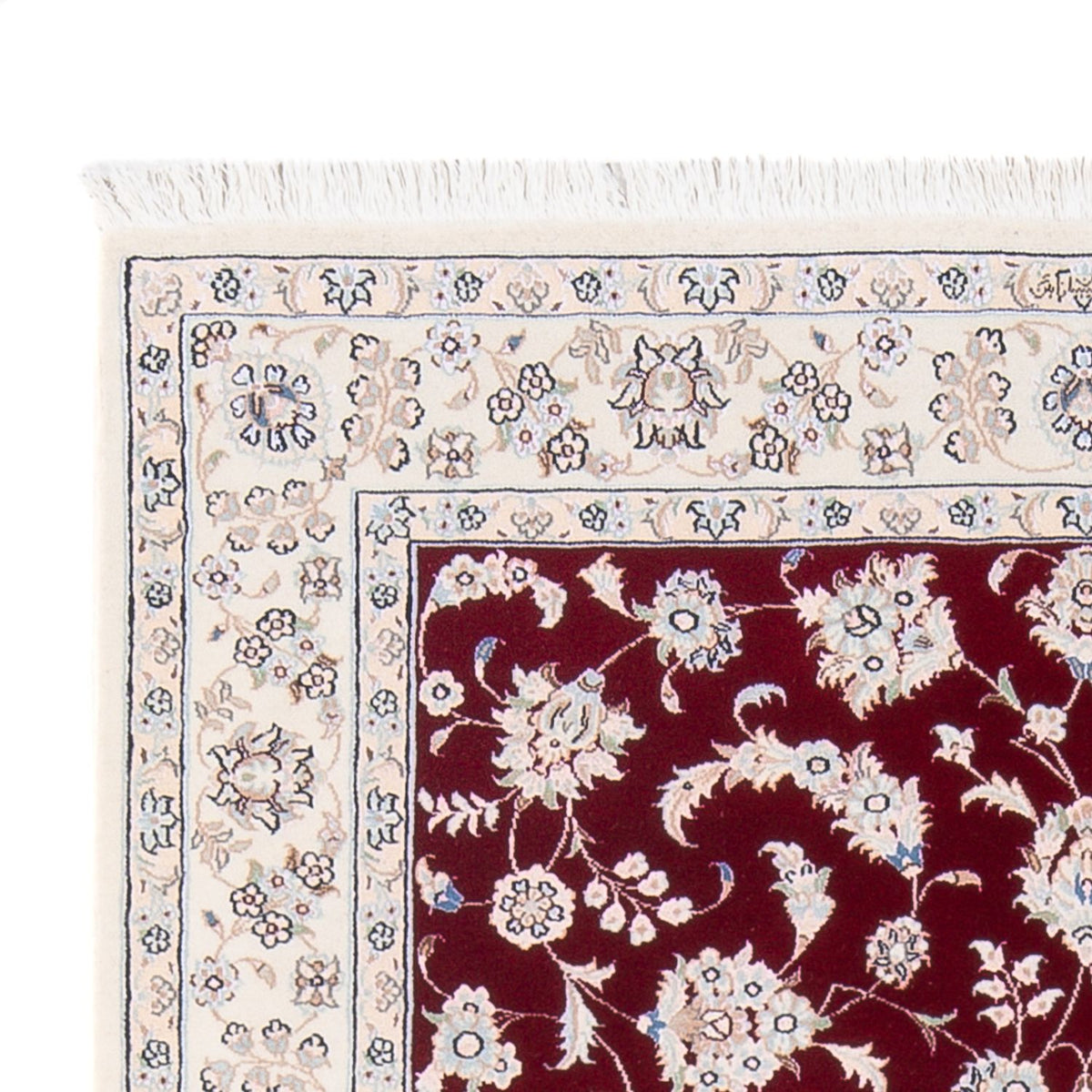 Tapis de Nain - 6La Tapis 110x154cm - Tapis persan - rouge