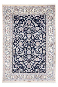 Tapis persan - Nain - Premium - 298 x 195 cm - bleu foncé