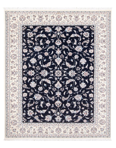 Nain - 6La Tappeto 151x203cm - Tappeto persiano - blu scuro