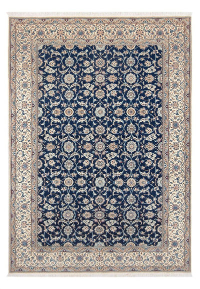 Nain - 6La Tappeto 165x240cm - Tappeto persiano - blu scuro