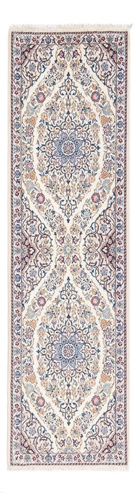 Tapis de couloir Tapis persan - Nain - Premium - 156 x 48 cm - crème