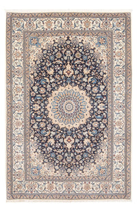 Tapis persan - Nain - Premium - 202 x 129 cm - bleu foncé