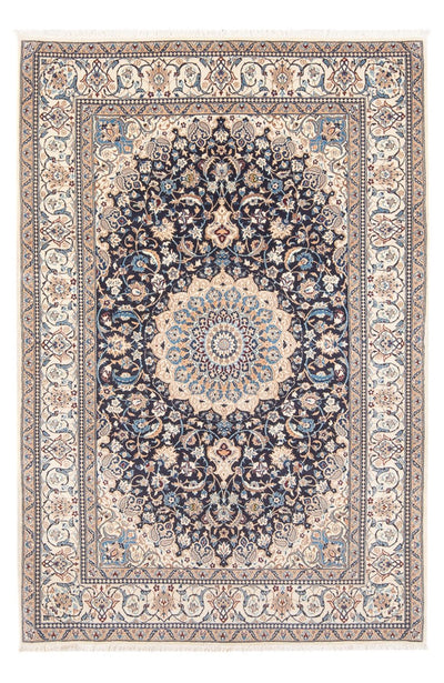 Tapis de Nain - 6La Tapis 129x202cm - Tapis persan - bleu foncé