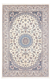 Tapis persan - Nain - Premium - 211 x 130 cm - crème