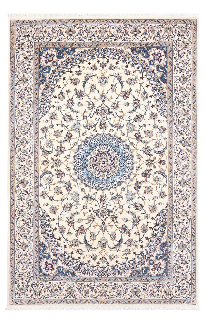 Perserteppich - Nain - Premium - 211 x 130 cm - creme