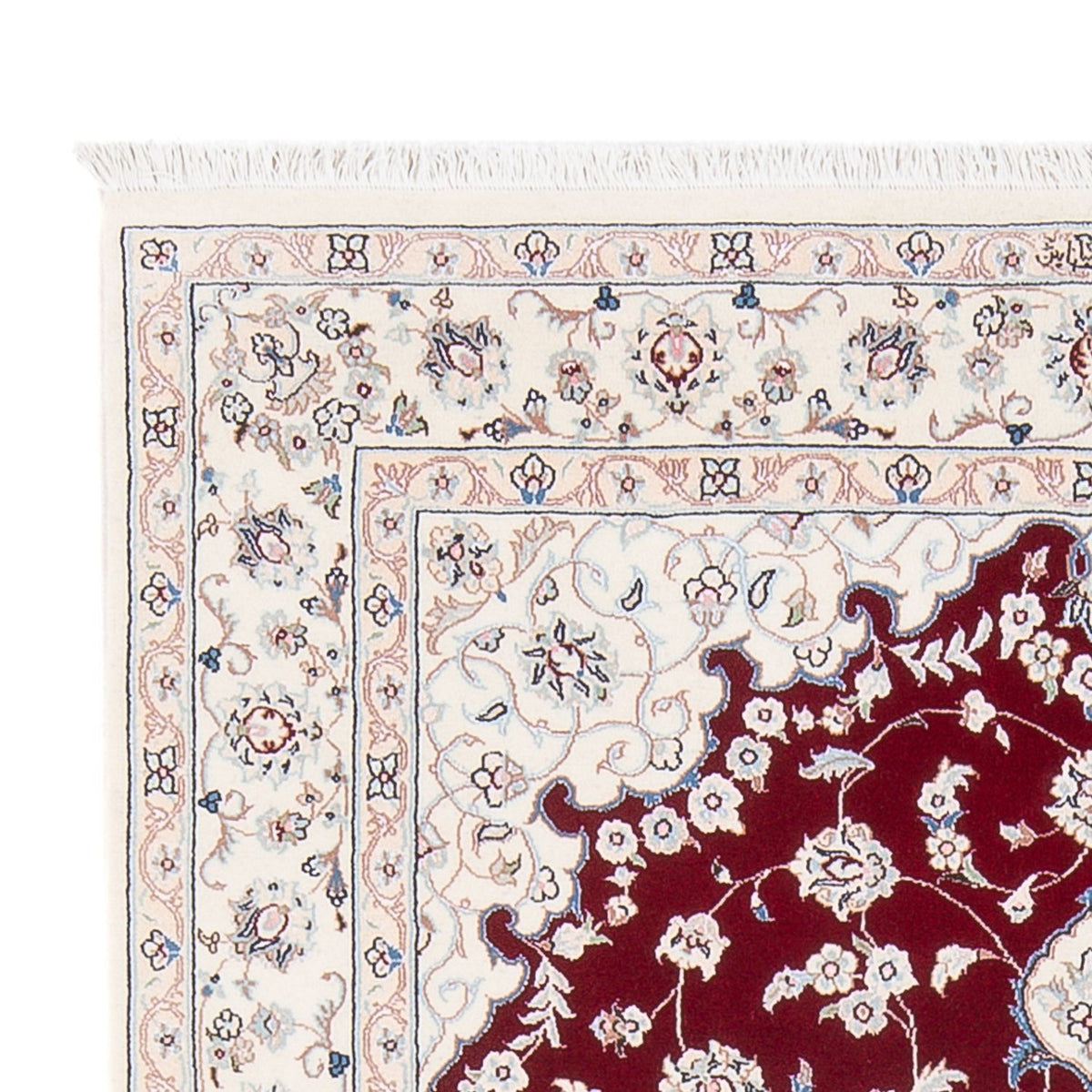 Tapis de Nain - 6La Tapis 108x157cm - Tapis persan - rouge