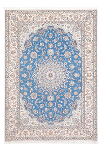 Tapis persan - Nain - Premium - 198 x 131 cm - bleu