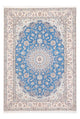 Perserteppich - Nain - Premium - 198 x 131 cm - blau