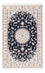 Perserteppich - Nain - Premium - 141 x 93 cm - dunkelblau