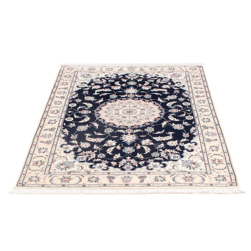 Perserteppich - Nain - Premium - 141 x 93 cm - dunkelblau