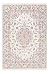 Nain - 6La Tappeto 111x158cm - Tappeto persiano - crema - Rettangolo / Crema / 111 x 158 cm Rettangolo