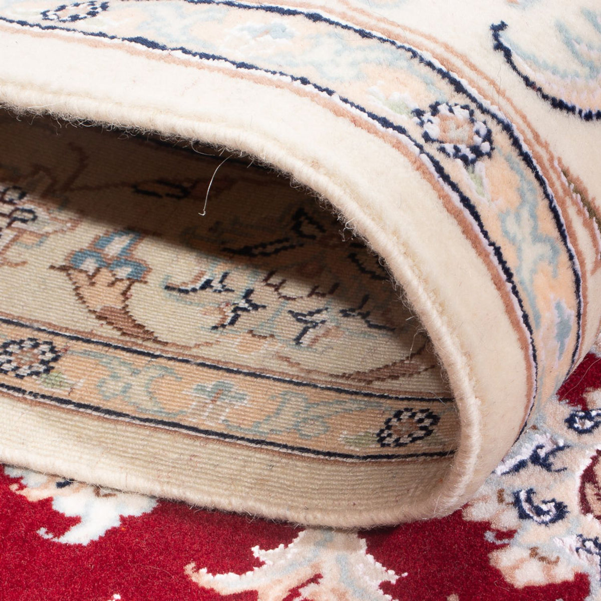 Perserteppich - Nain - Premium - 121 x 80 cm - rot